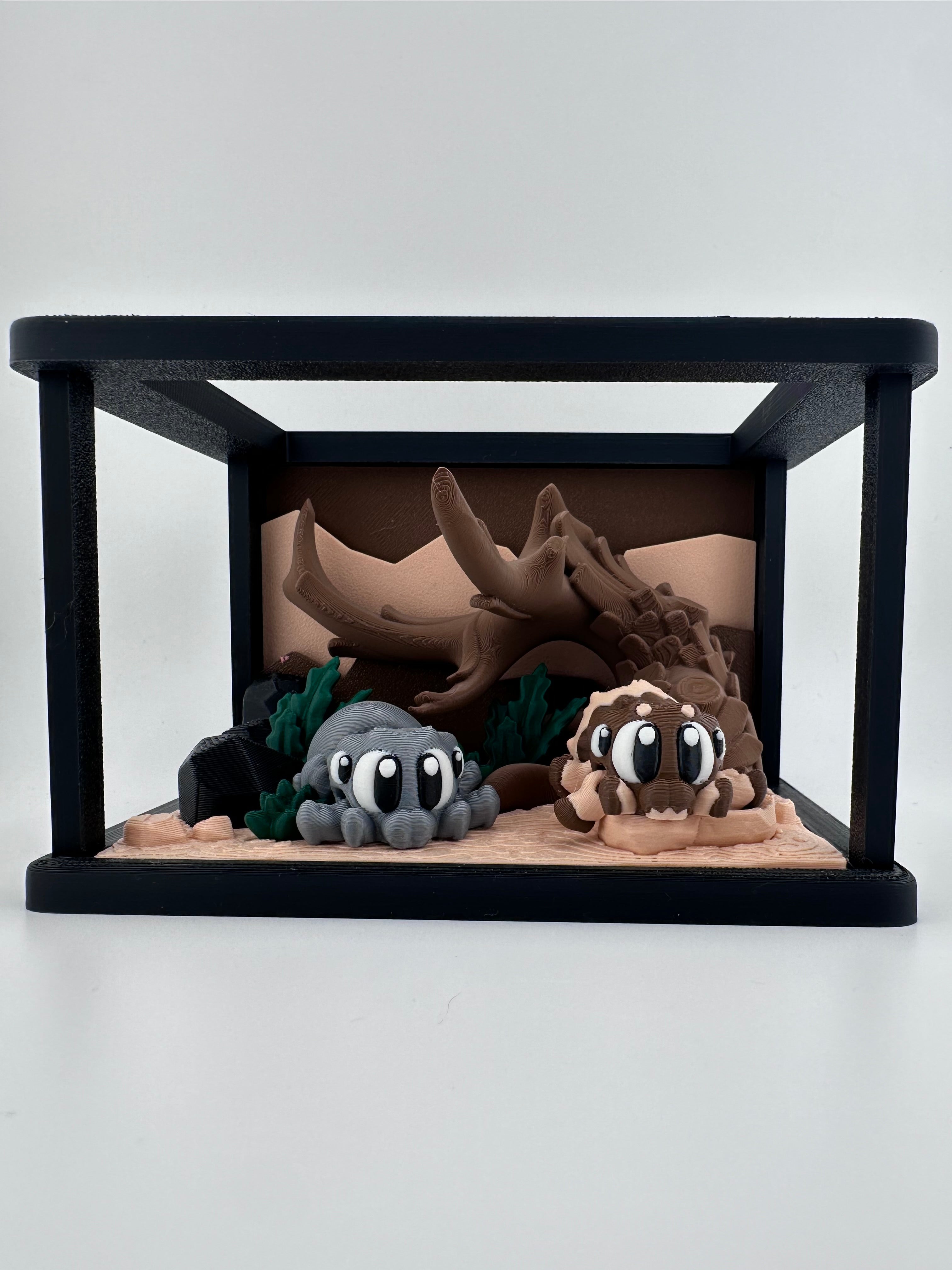 Spider Habitat and Spider 3D Printed Set