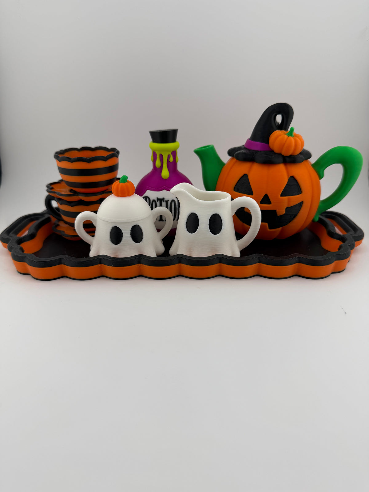 Halloween Pumpkin & Ghost Tea Party Set