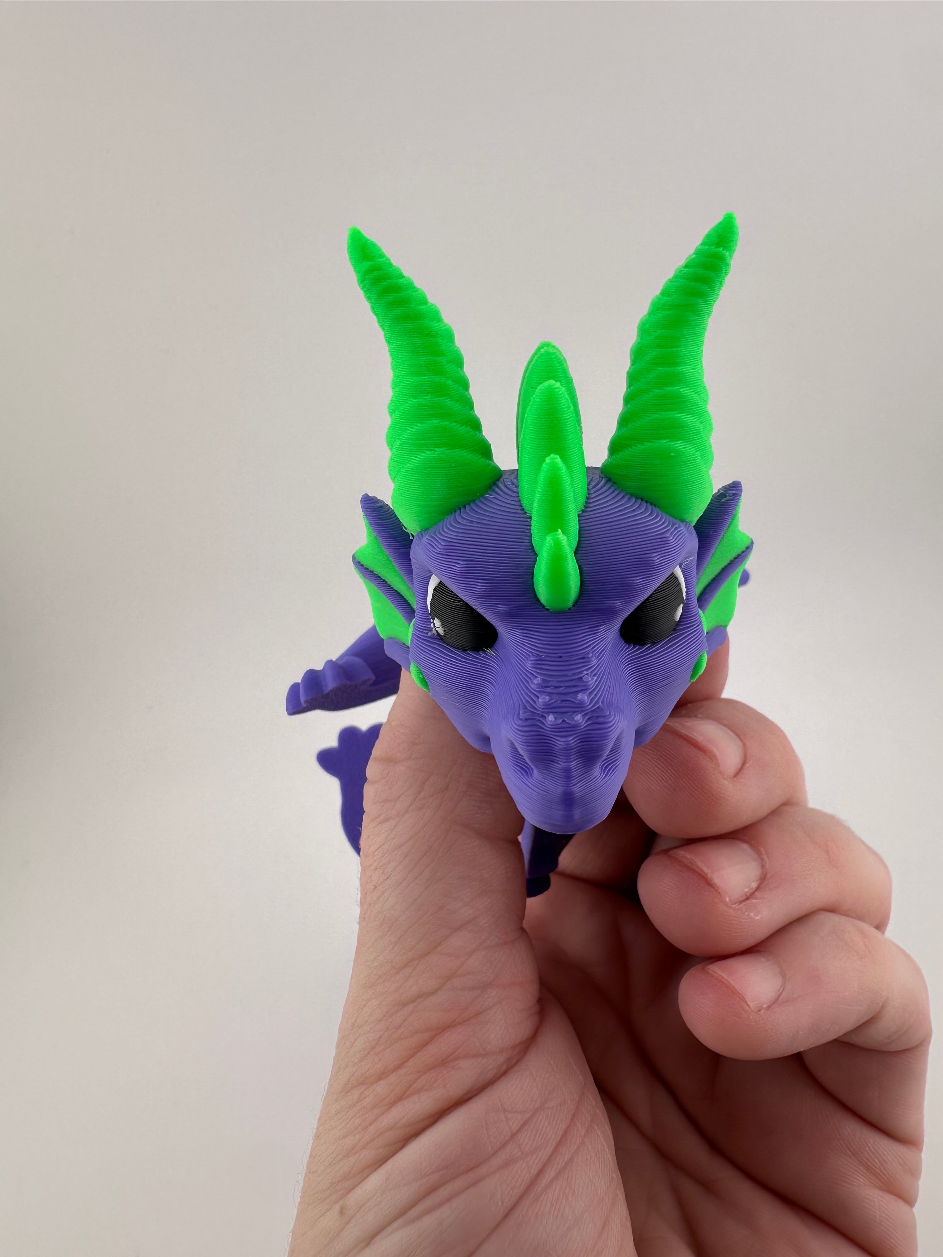 Mythical Dragon Articulated 3D Printed Desk Pet