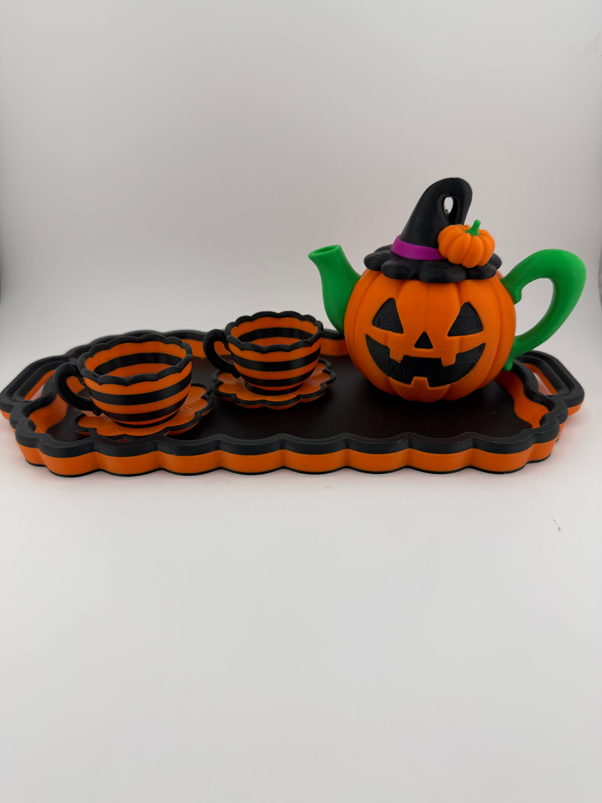 Halloween Pumpkin & Ghost Tea Party Set