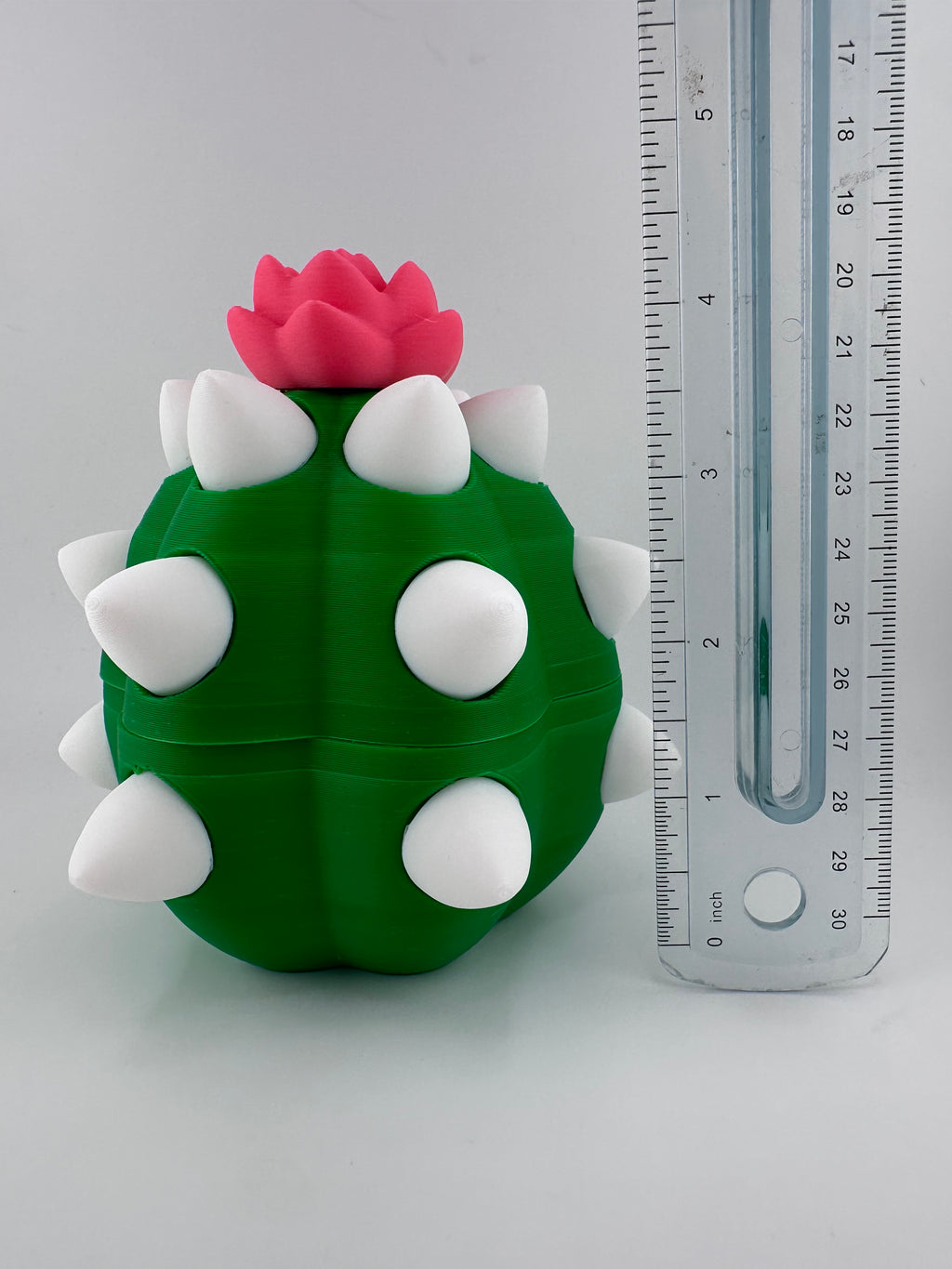 Cactus Dragon and Egg Set 3D Print Figurine and Container
