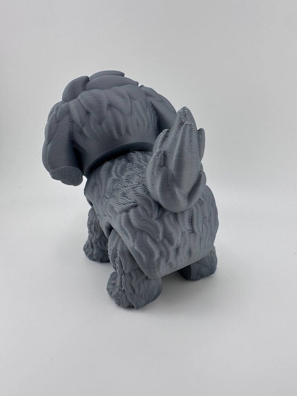 Golden Doodle Dog Puppy Articulated Flexi 3D Print