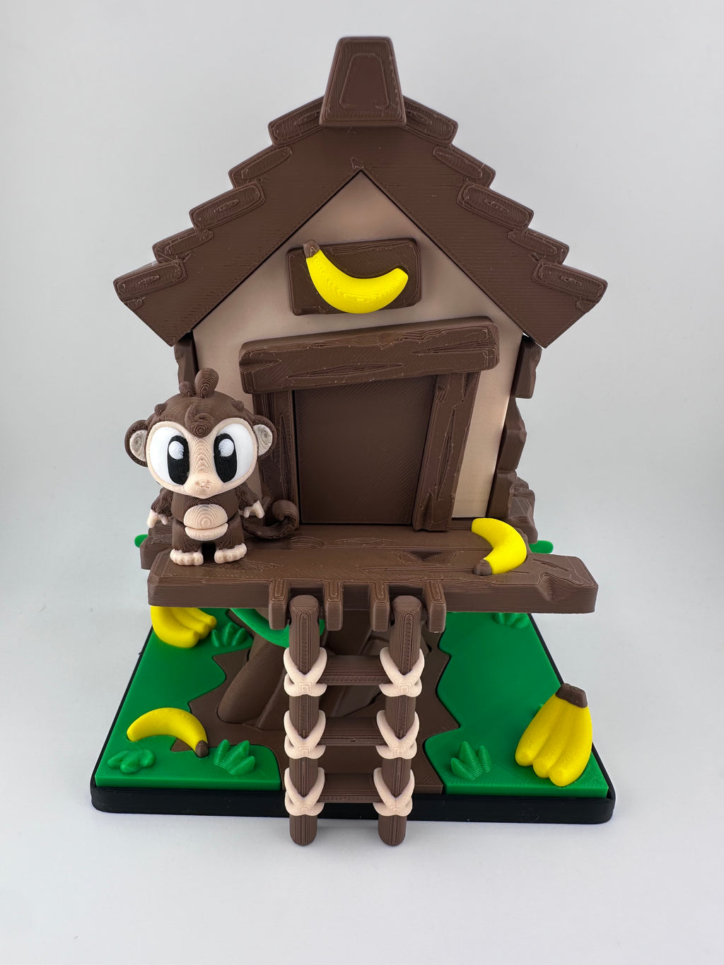 Monkeys and Jungle Treehouse 3D Print Set