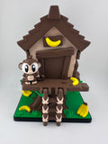Monkeys and Jungle Treehouse 3D Print Set