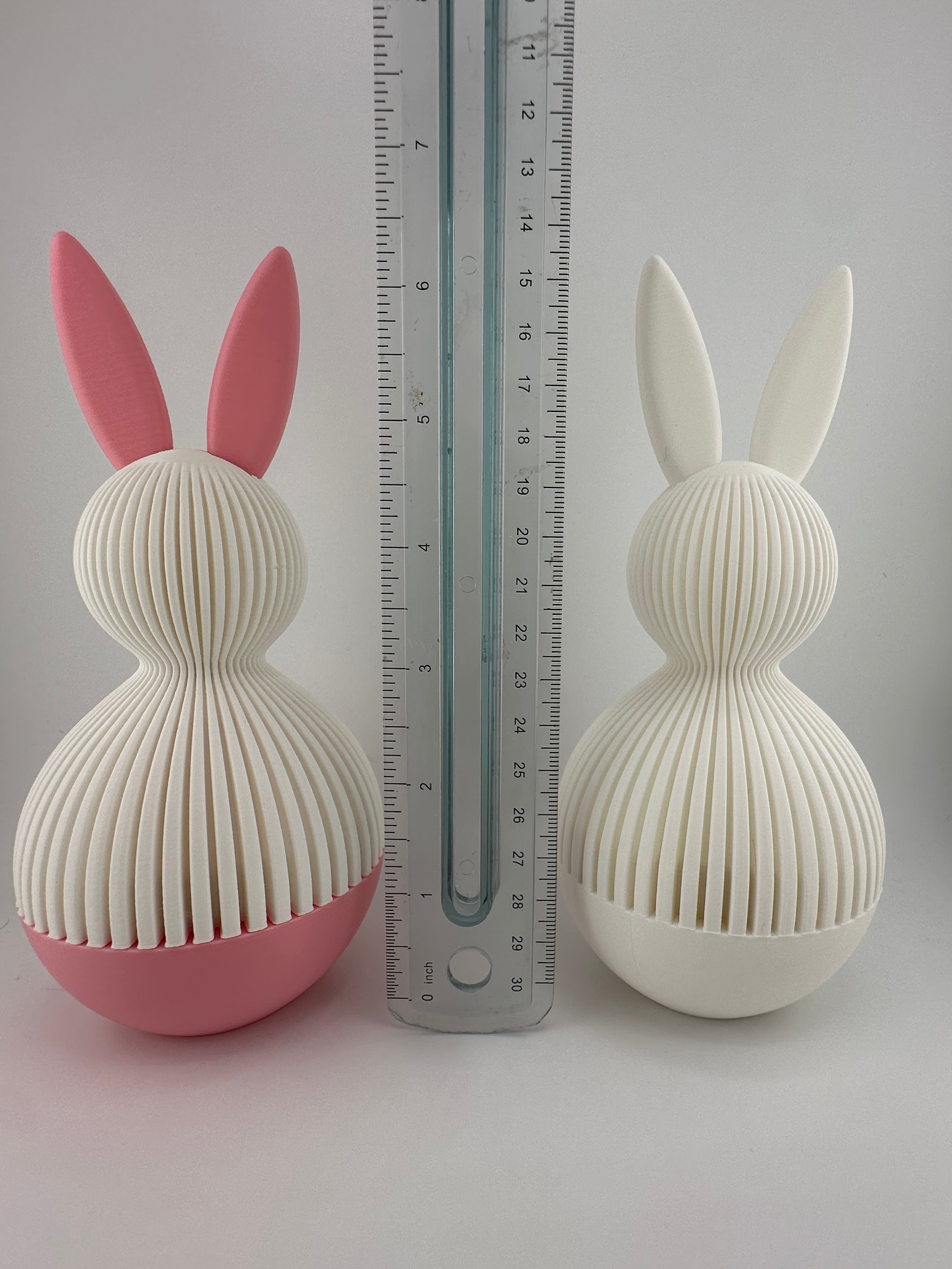 Easter Bunny Modern Container 3D Printed Figurine