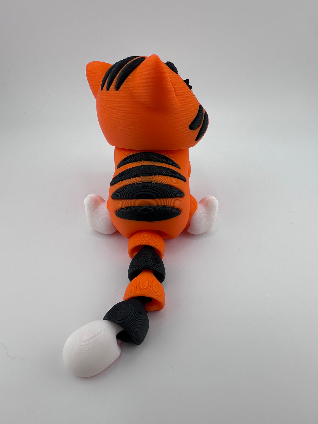 Articulated Kitten - Orange with Black Stripes