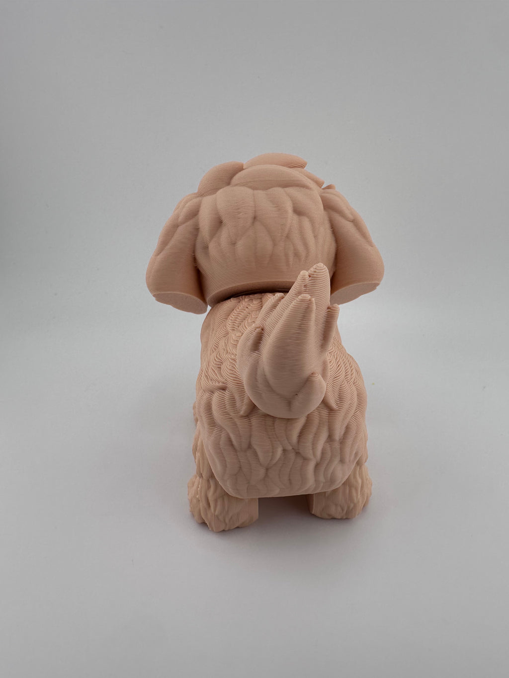 Golden Doodle Dog Puppy Articulated Flexi 3D Print