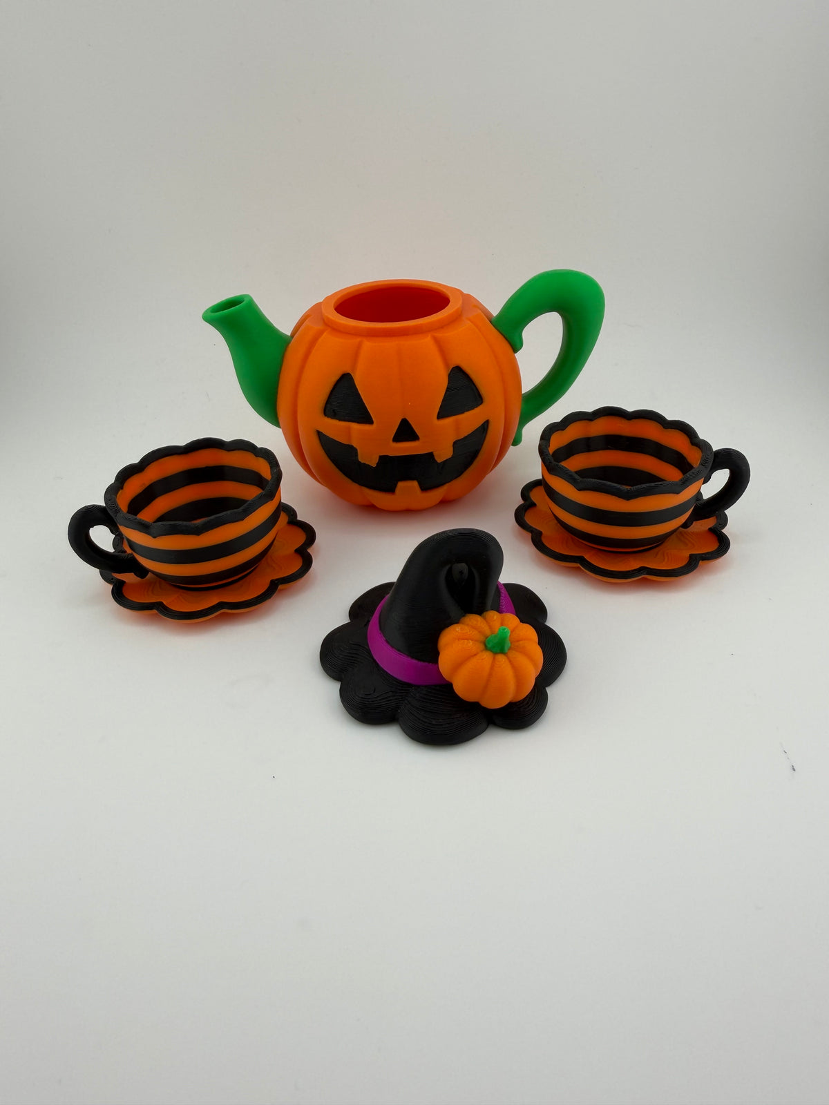 Halloween Pumpkin & Ghost Tea Party Set