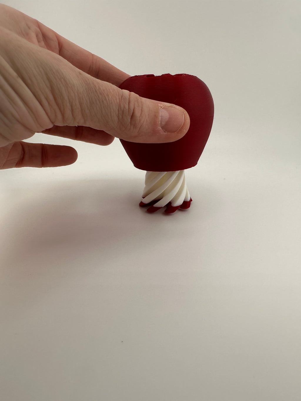 Apple & Core Spiral Twist Fidget