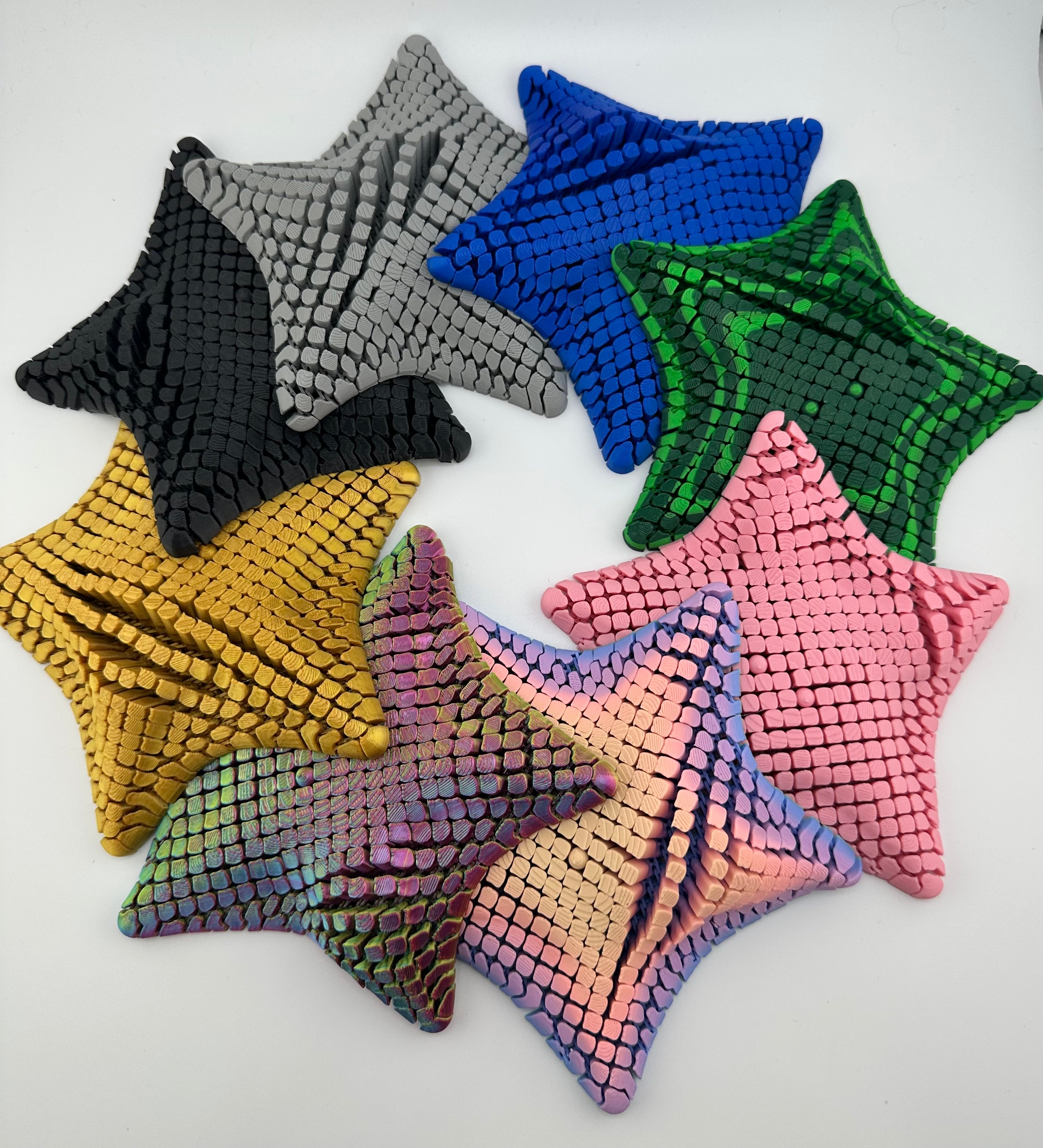 RANDOM 3D Printed Flexible Starfish