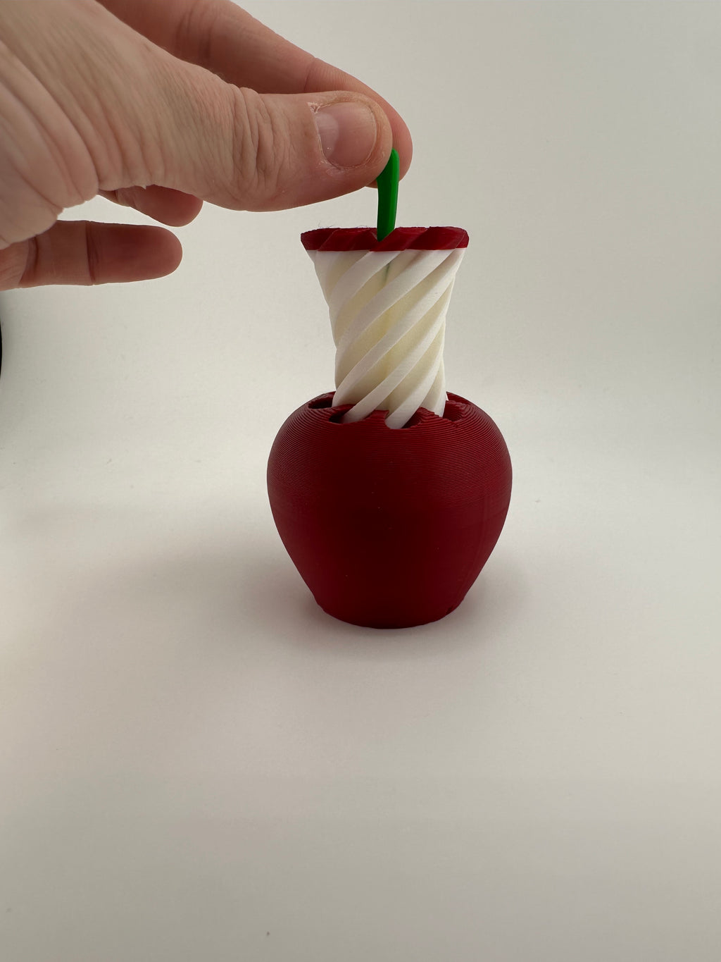 Apple & Core Spiral Twist Fidget