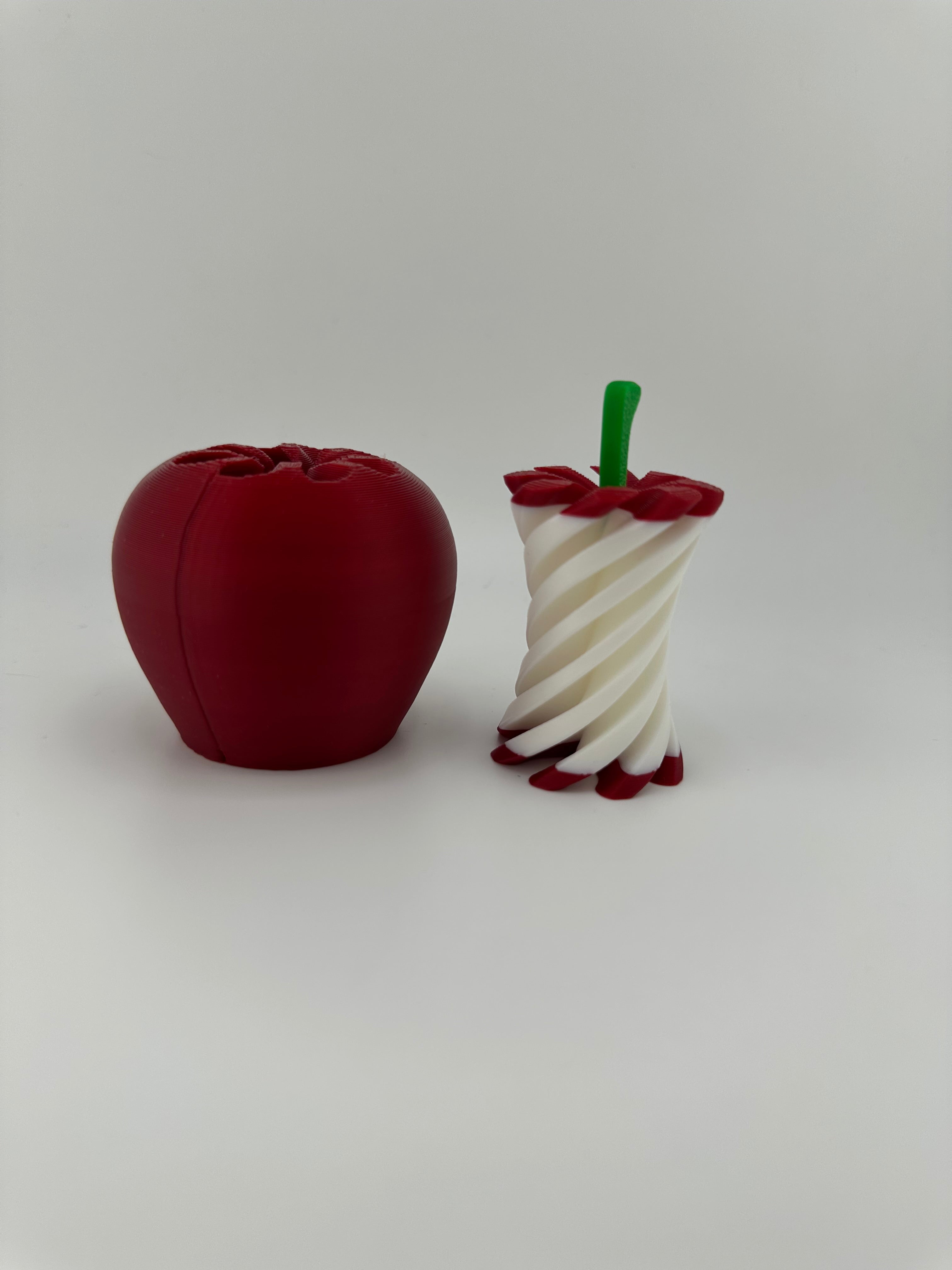 Apple & Core Spiral Twist Fidget