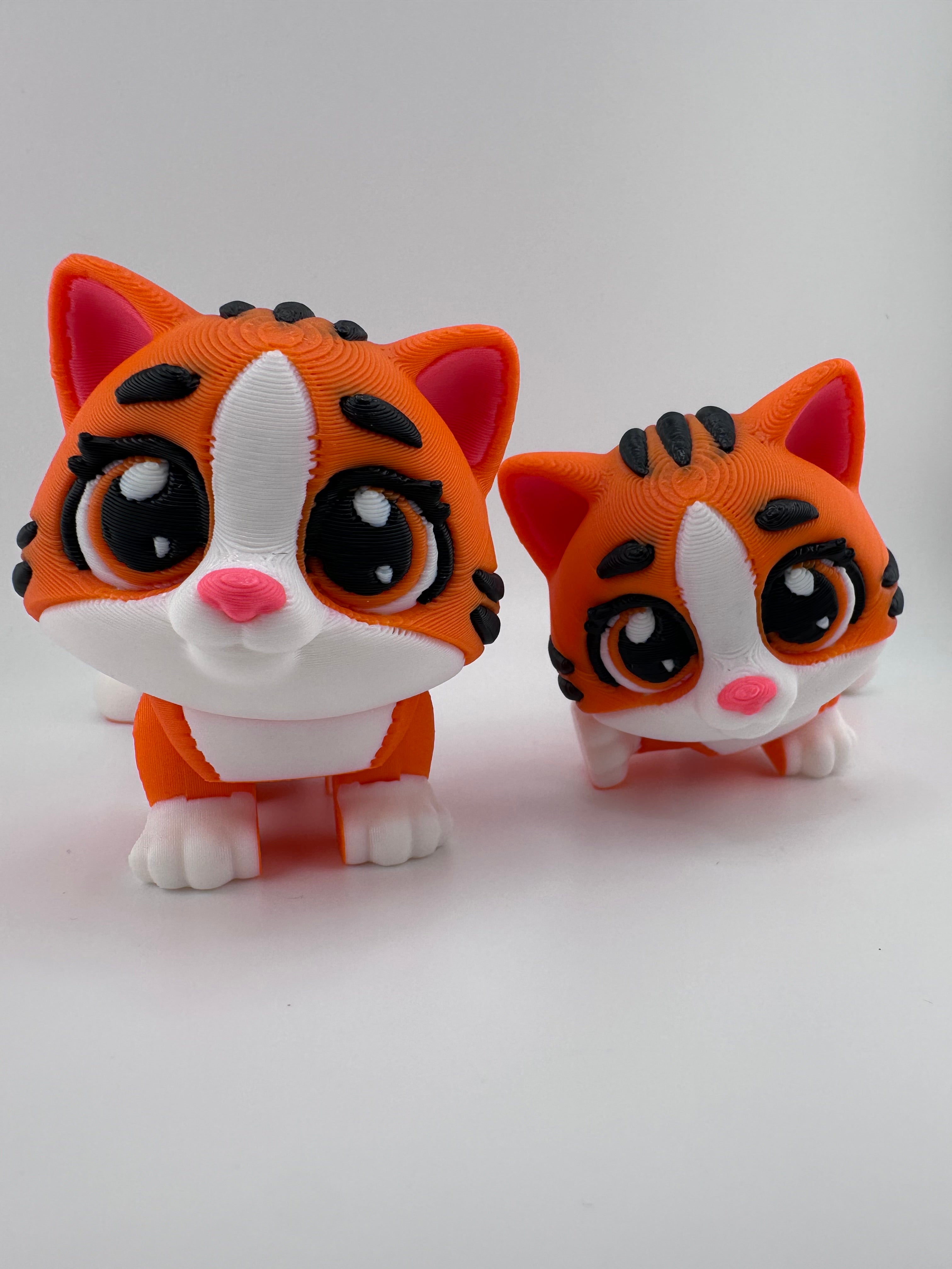 Articulated Kitten - Orange with Black Stripes – The Wizard of