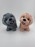 Golden Doodle Dog Puppy Articulated Flexi 3D Print