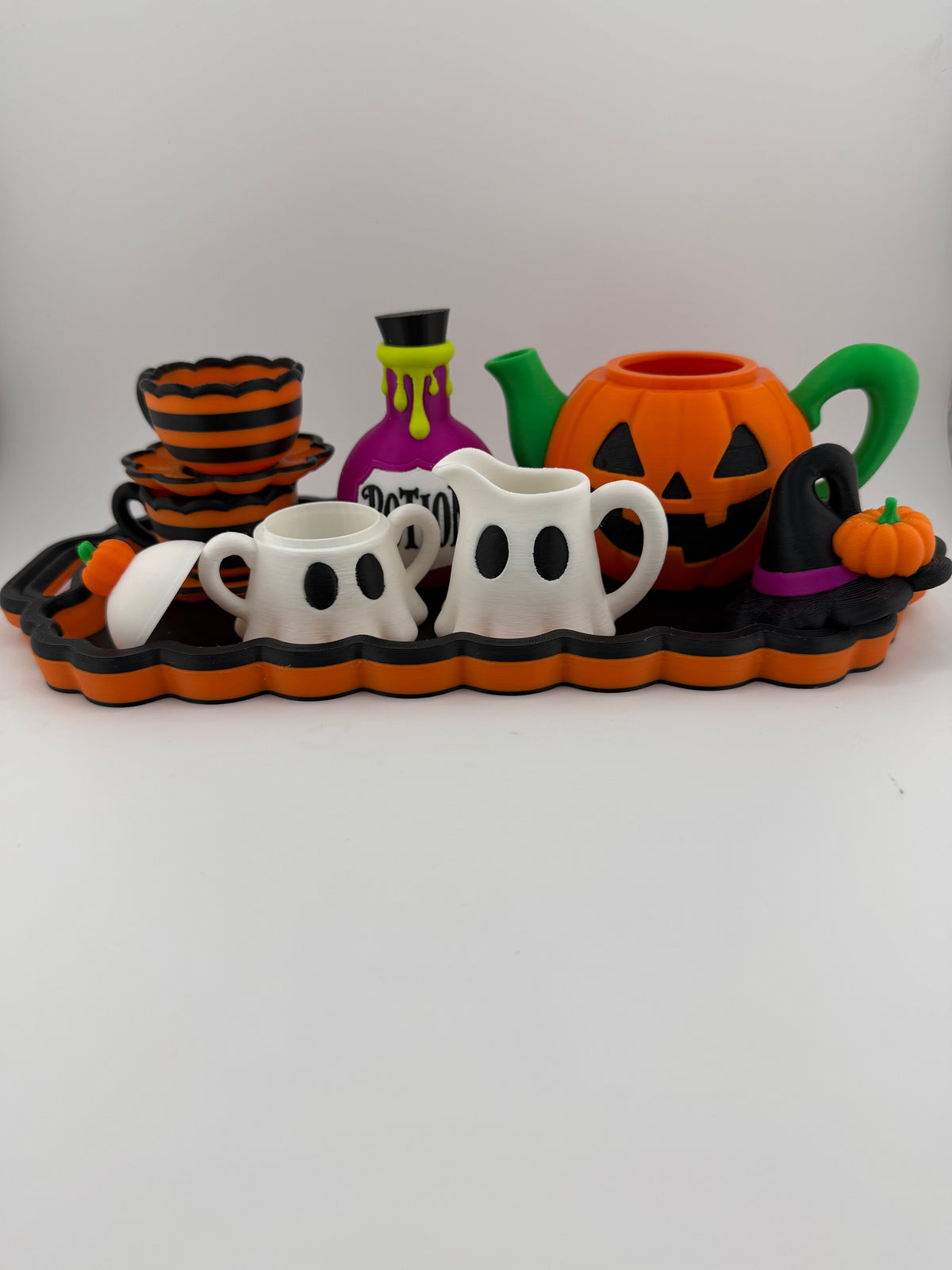 Halloween Pumpkin & Ghost Tea Party Set