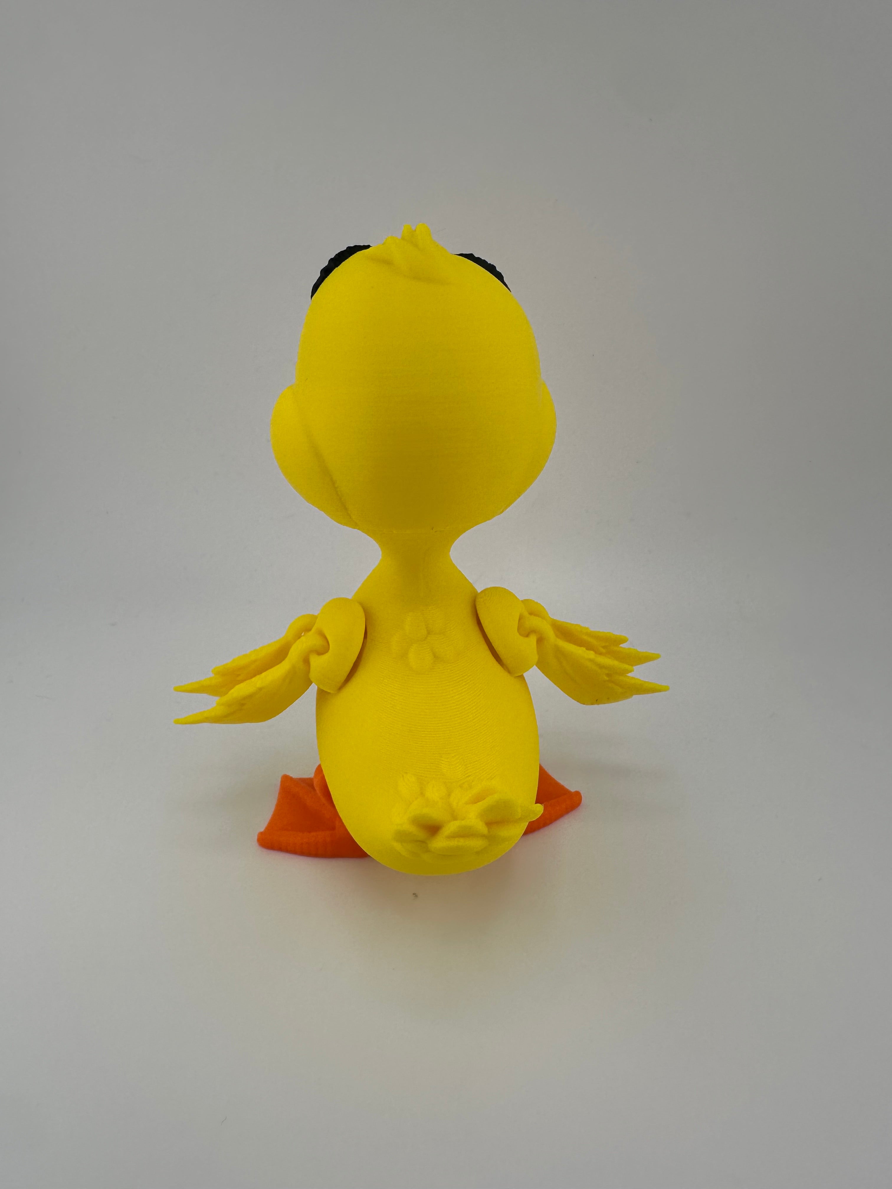 Yellow Duck and Mallard Duck Articulated 3D Print Figurines