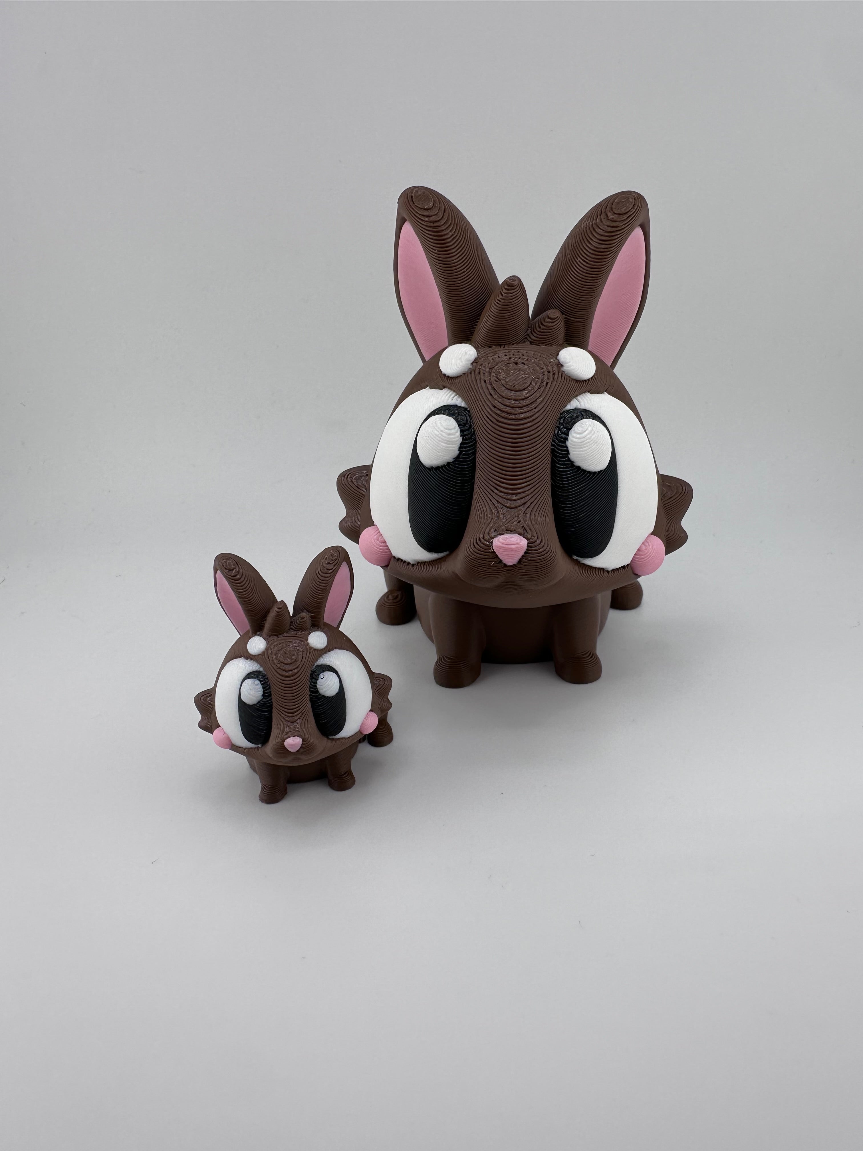 Bunny Rabbits Figurine Set 3D Printed