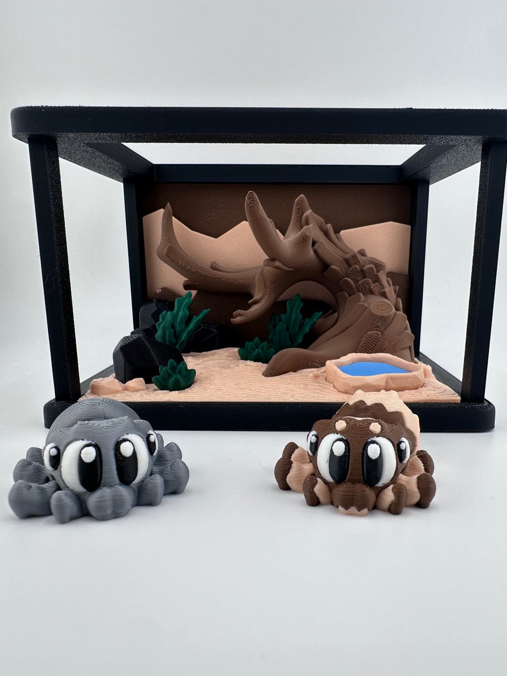 Spider Habitat and Spider 3D Printed Set