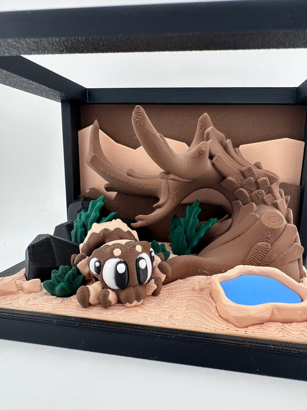 Spider Habitat and Spider 3D Printed Set
