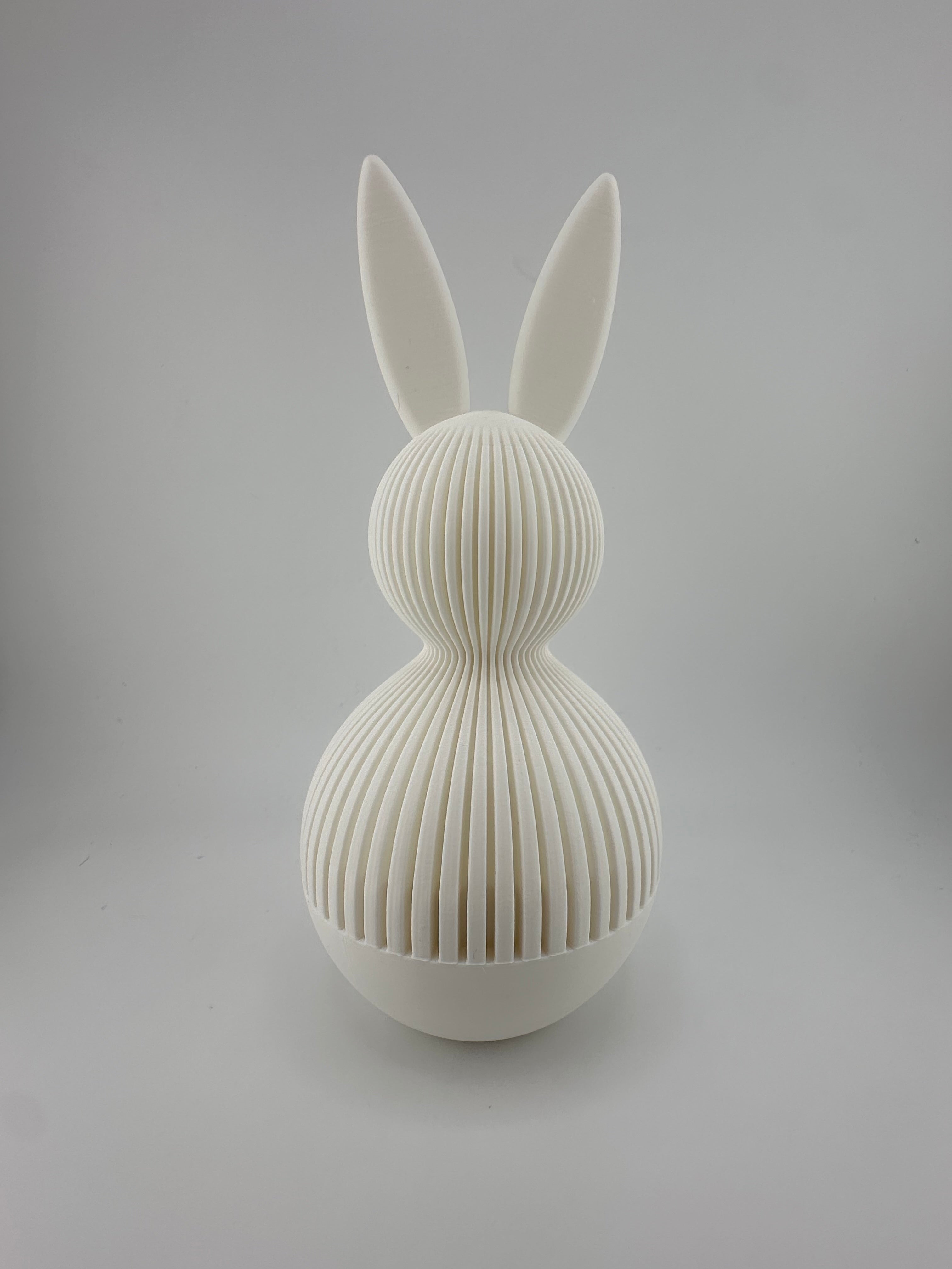 Easter Bunny Modern Container 3D Printed Figurine