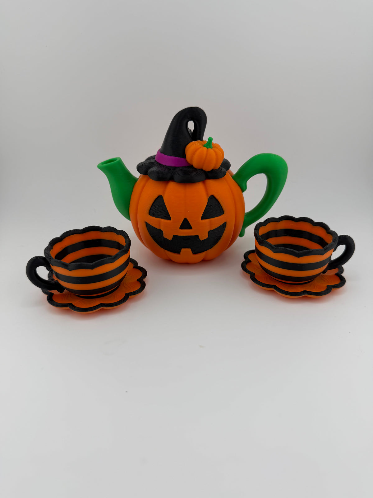 Halloween Pumpkin & Ghost Tea Party Set