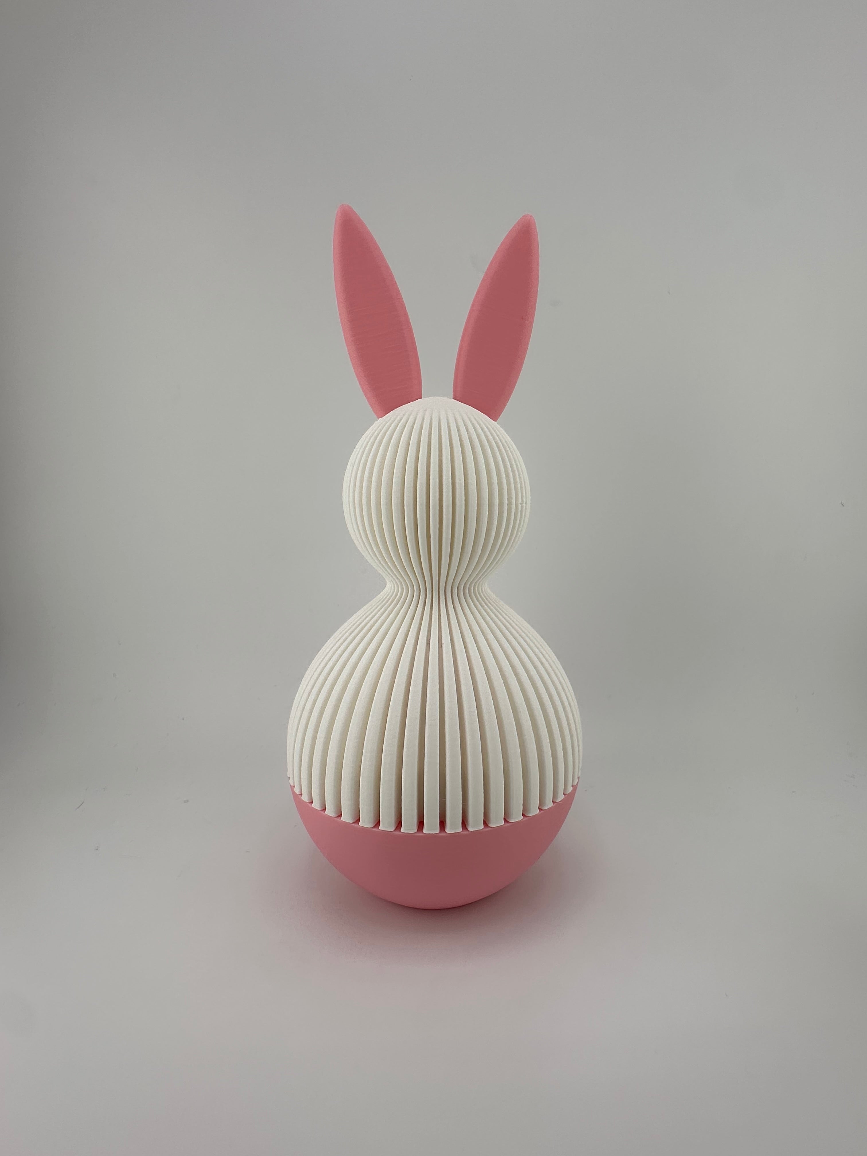 Easter Bunny Modern Container 3D Printed Figurine