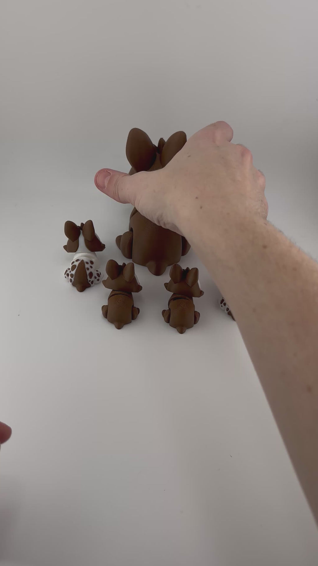 Bunny Rabbits Figurine Set 3D Printed
