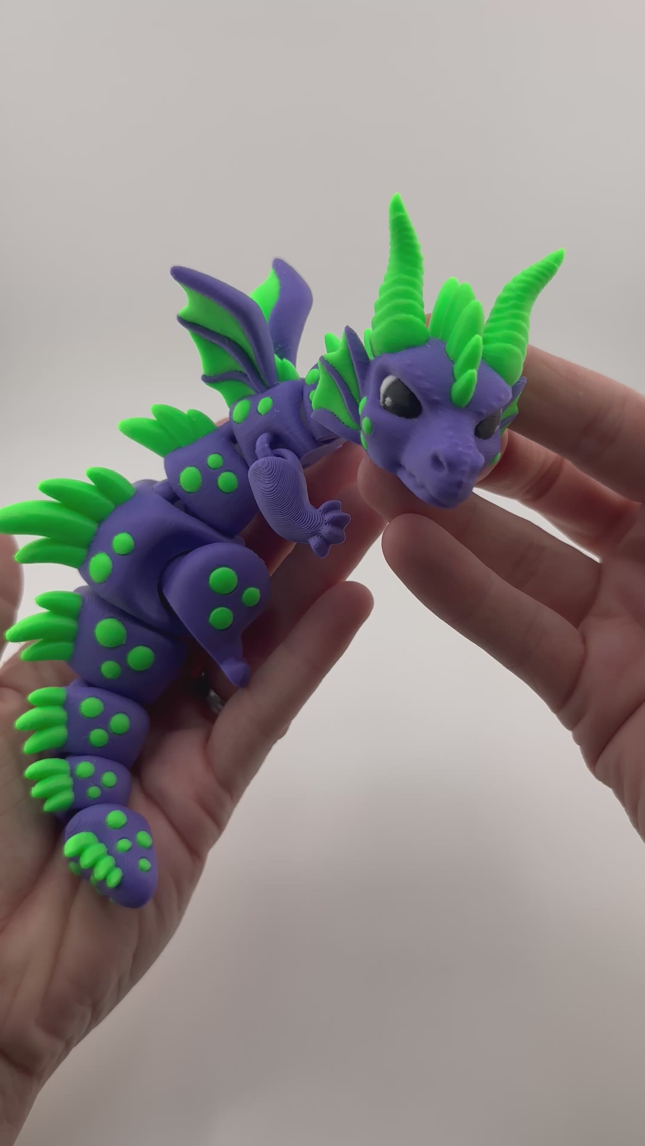 Mythical Dragon Articulated 3D Printed Desk Pet